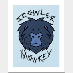 Scowler Monkey Posters and Art